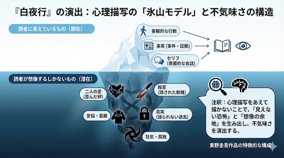 『白夜行』の演出:気持ち悪いと感じる演出の妙の図解