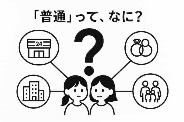 「コンビニ人間」テーマの図解