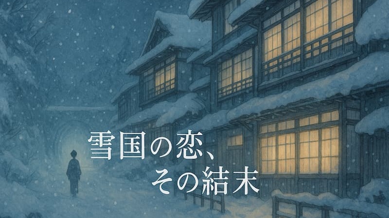 川端康成『雪国』あらすじ徹底解説!登場人物、結末、読者の疑問に答えます