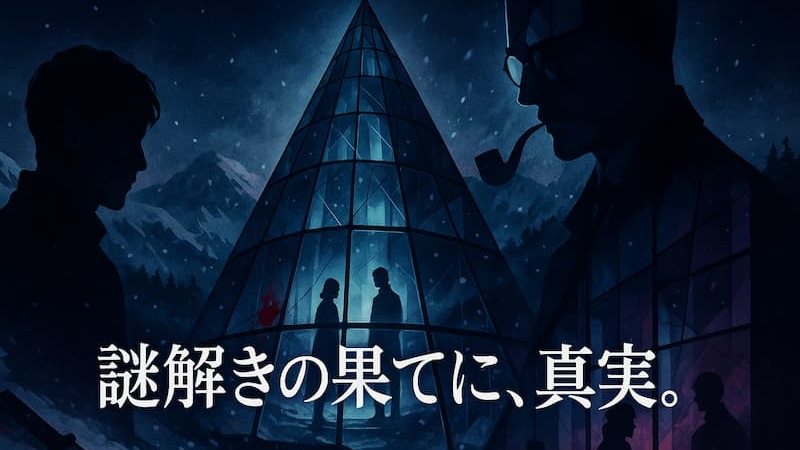 【硝子の塔の殺人 あらすじ】読者への挑戦状!アナタはこの謎を解けるか?
