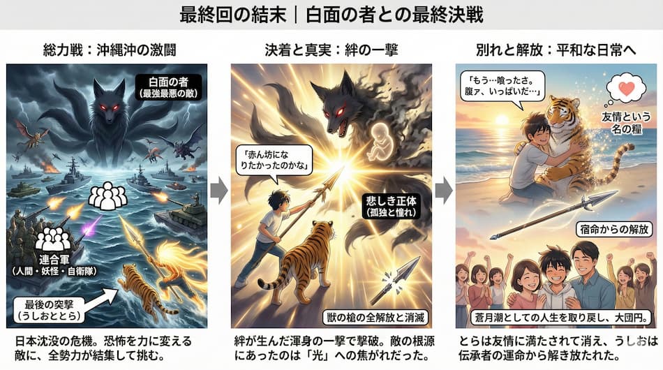 『うしおととら』の結末の解説図解