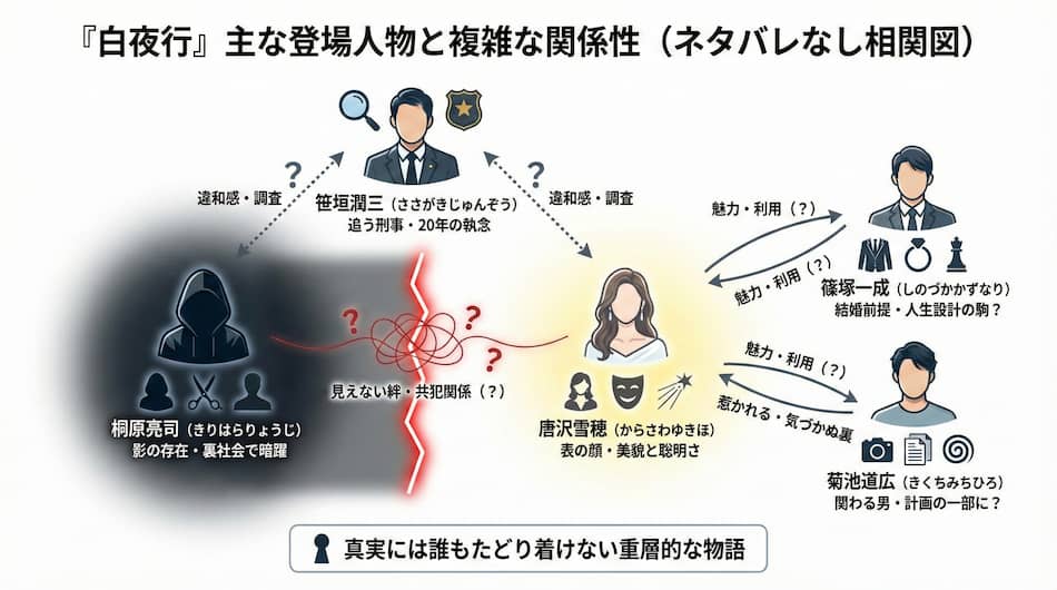 『白夜行』相関図2