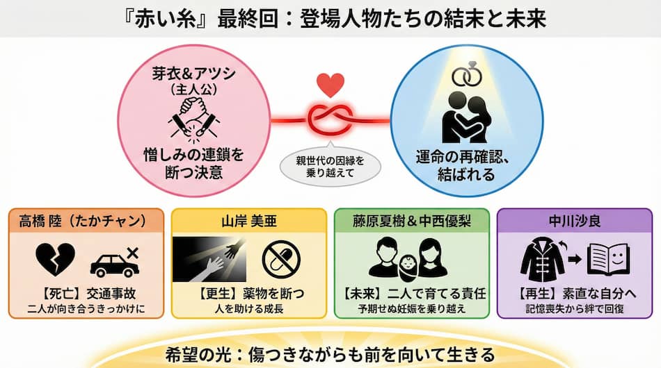 ドラマ『赤い糸』の最終回の解説図解