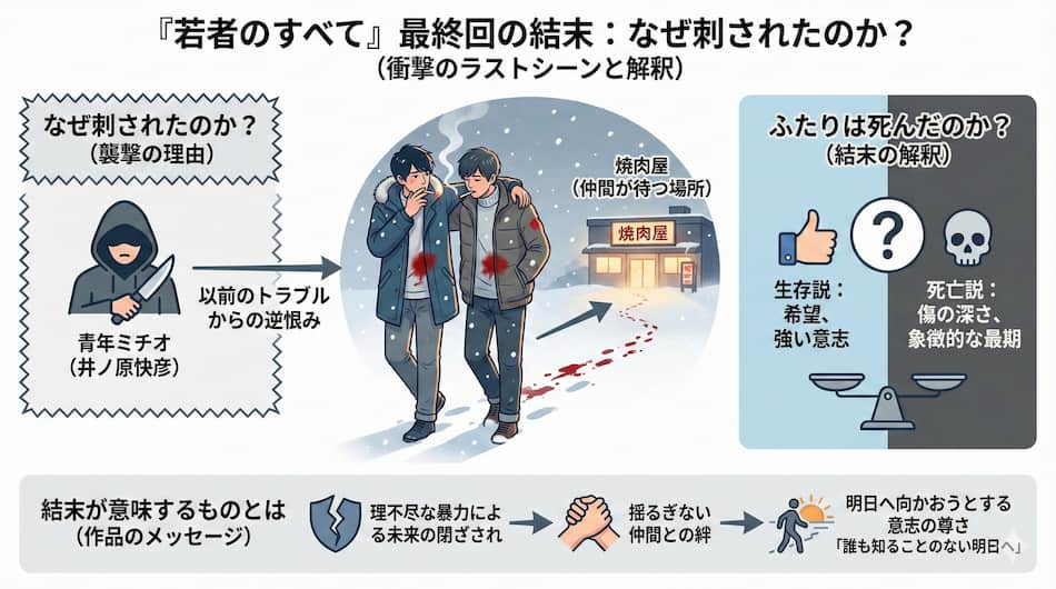 『若者のすべて』の結末解説の図解