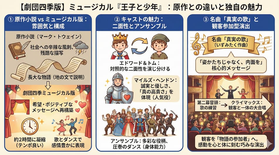 劇団四季『王子と少年』を徹底解説の図解