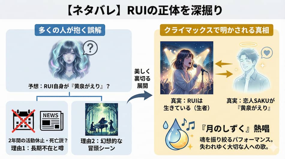 「黄泉がえり」RUIの正体の図解
